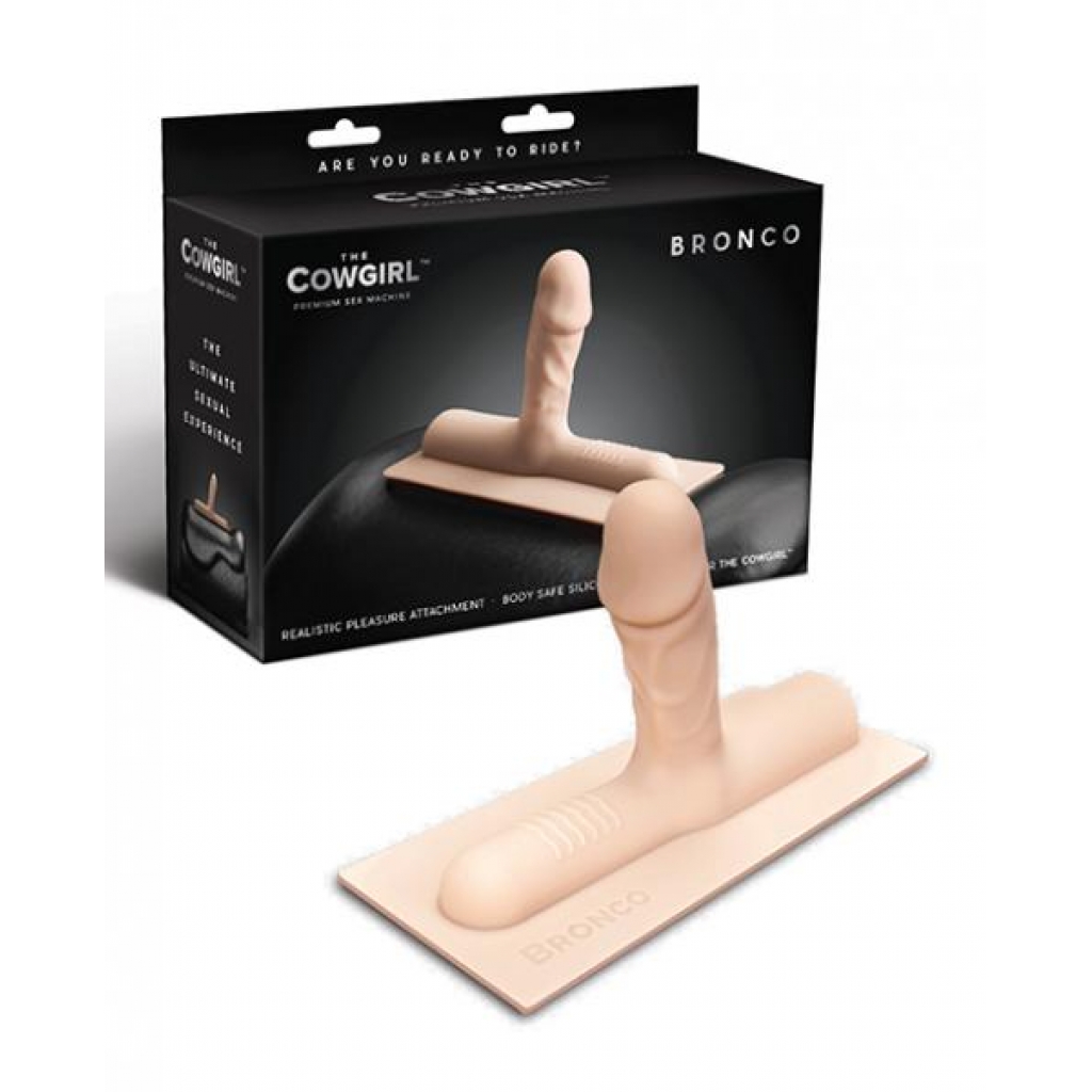 The Cowgirl Bronco Silicone Attachment - Vanilla - Sex Machines