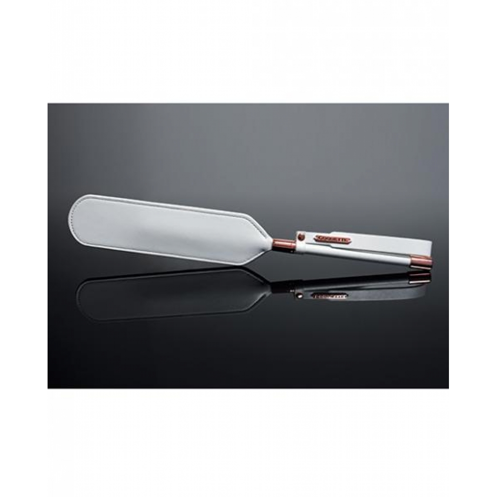 Pleasure Collection Matte Finish Paddle - White/rose Gold - Paddles