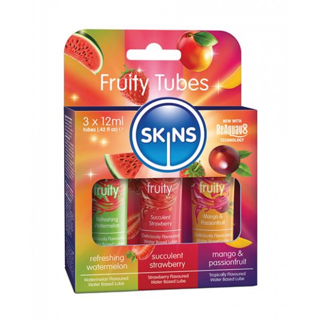 Skins Fruity Tubes - 12 Ml Tubes Pack Of 3 - Lubricants