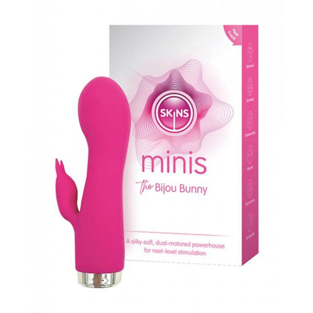 Skins Minis The Bijou Bunny - Pink - Rabbit Vibrators