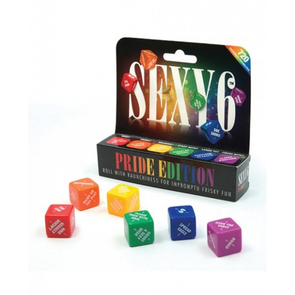 Sexy 6 Dice Game - Pride Edition - Party Hot Games