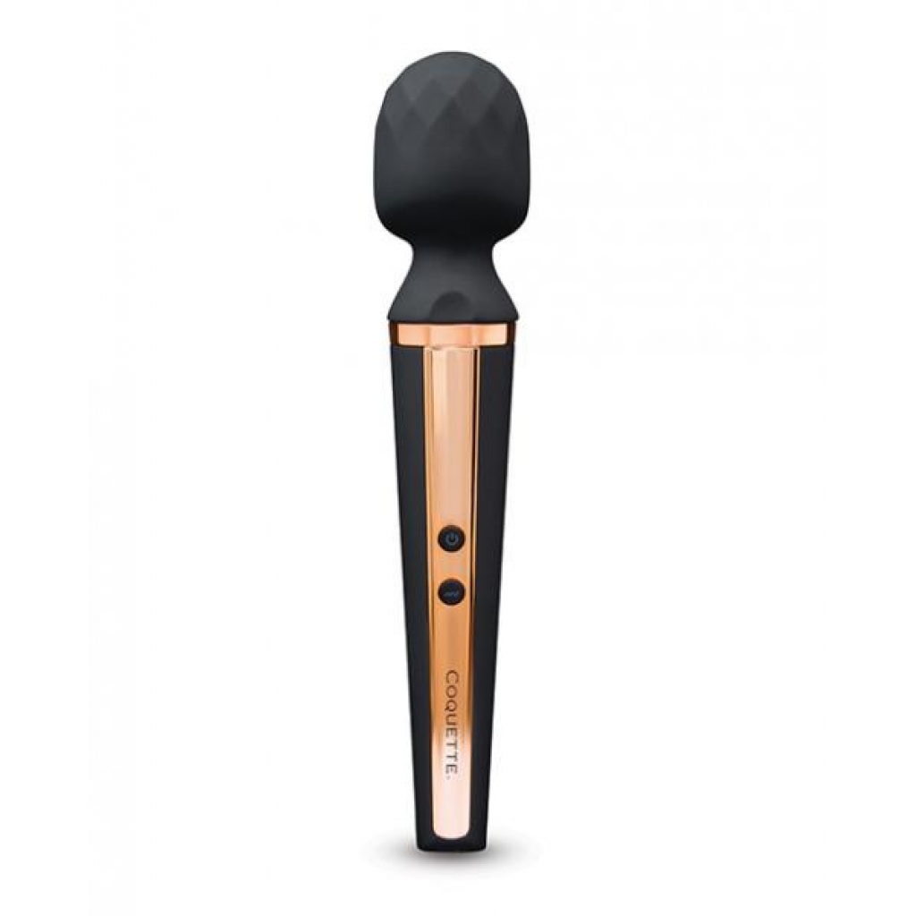 Coquette The Queen Wand - Black/rose Gold - Body Massagers