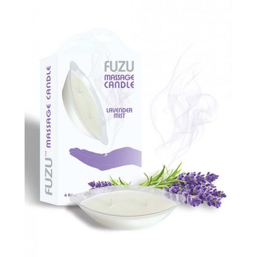 Fuzu Lavender Mist Massage Candle - 4 Oz