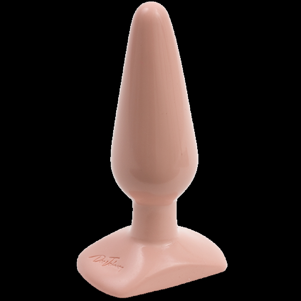 Classic Smooth Medium Butt Plug in Beige