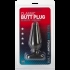 Medium Black Rubber Butt Plug for Intermediate Pleasure