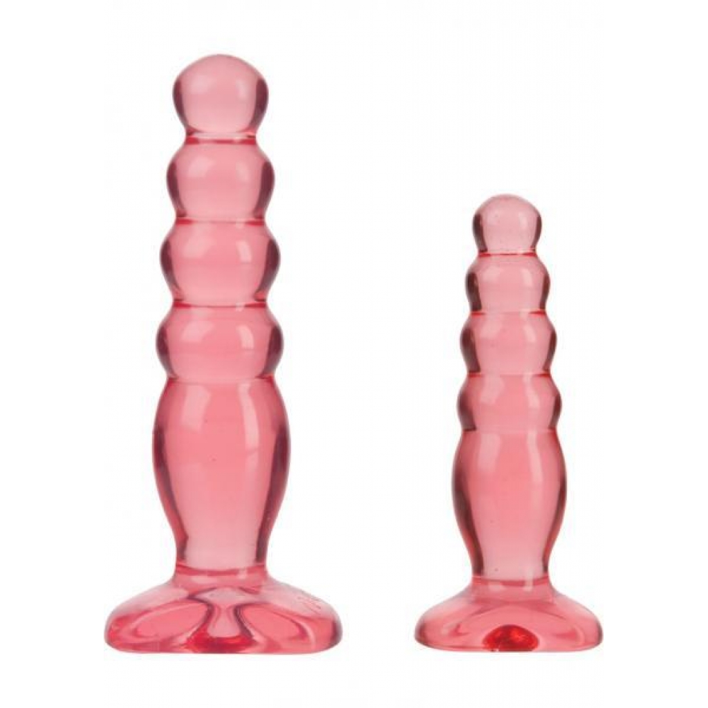 Crystal Jellies Anal Delight Trainer Kit - Pink - Anal Trainer Kits