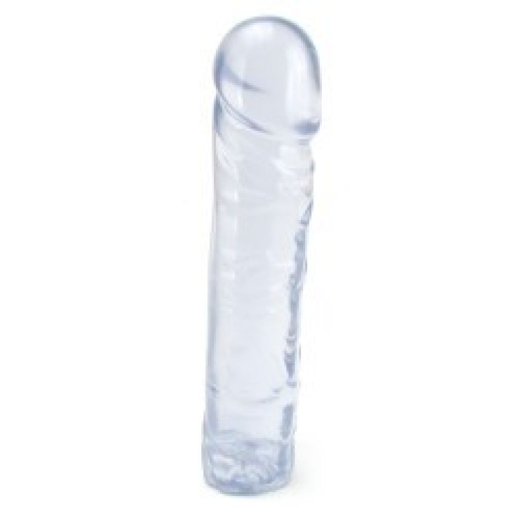 Crystal Jellies 8 Inch Classic Dildo - Clear