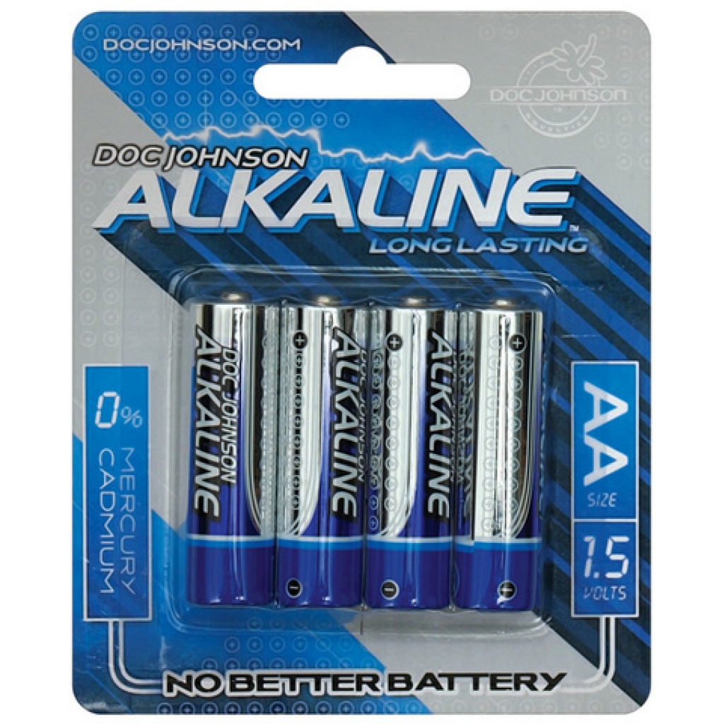 Doc johnson alkaline batteries - aa 4 pack - Batteries & Chargers