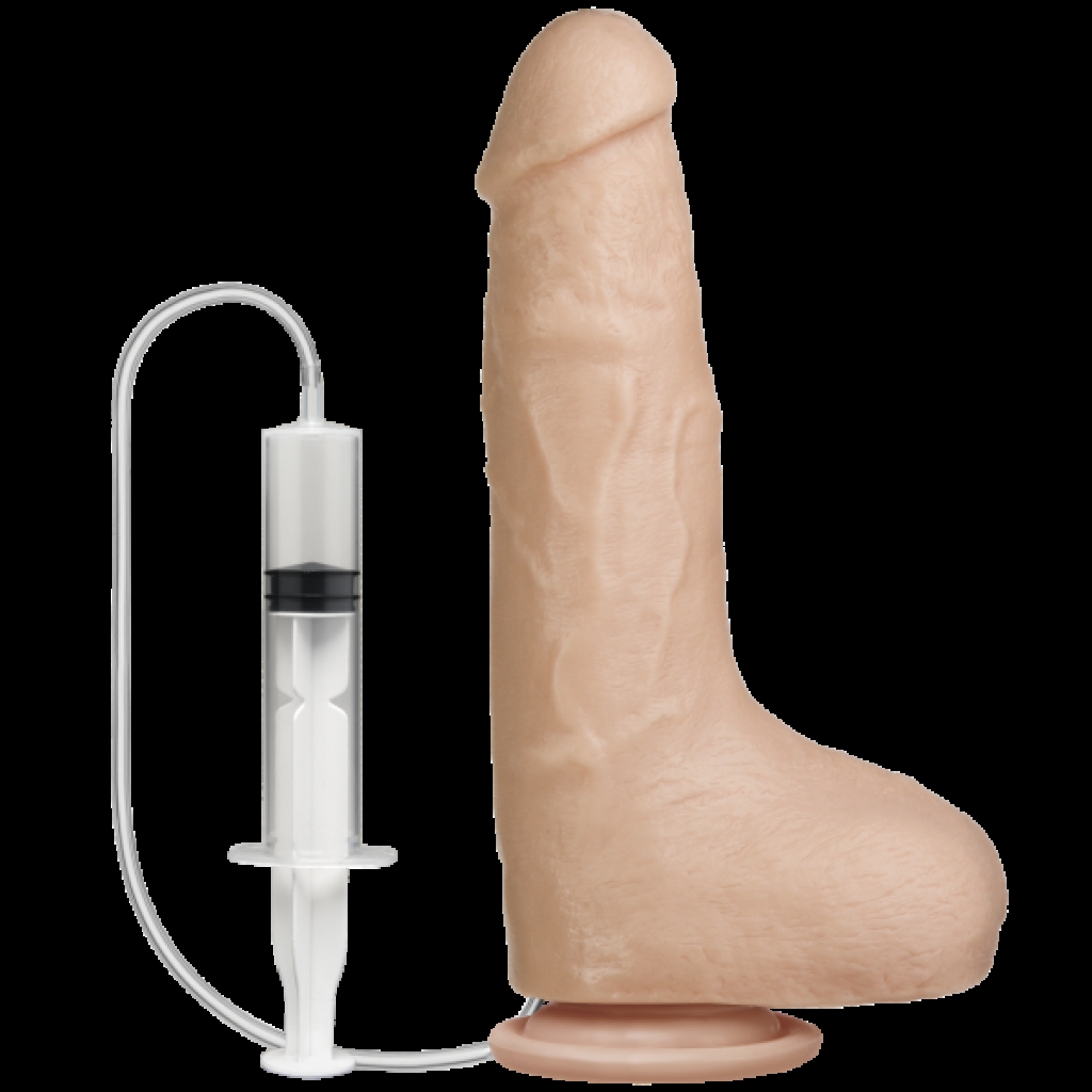 Squirting Realistic Dildo - Beige - Realistic Dildos & Dongs