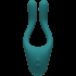 Tryst V2 Bendable Multi Zone Massager Remote Teal - Modern Vibrators