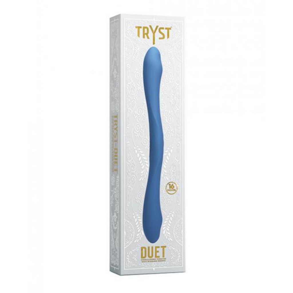 Tryst Duet W/remote - Periwinkle Blue - G-Spot Vibrators