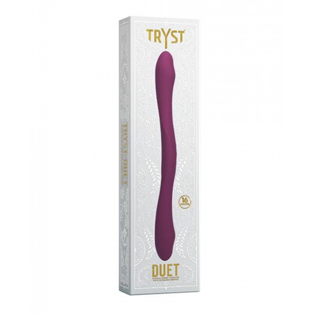 Tryst Duet W/remote - Berry - G-Spot Vibrators