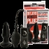 Deluxe Wonder Plug Inflatable Vibrating Black - Anal Plugs