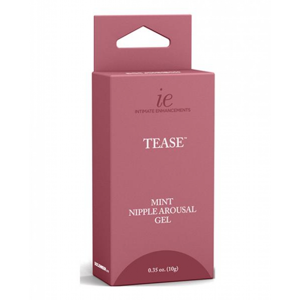 Intimate Enhancements Tease Nipple Arousal Gel - .35 Oz Mint - Lubricants