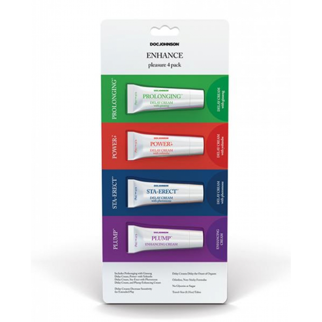 Enhance Pleasure - Asst. Pack Of 4 - For Men