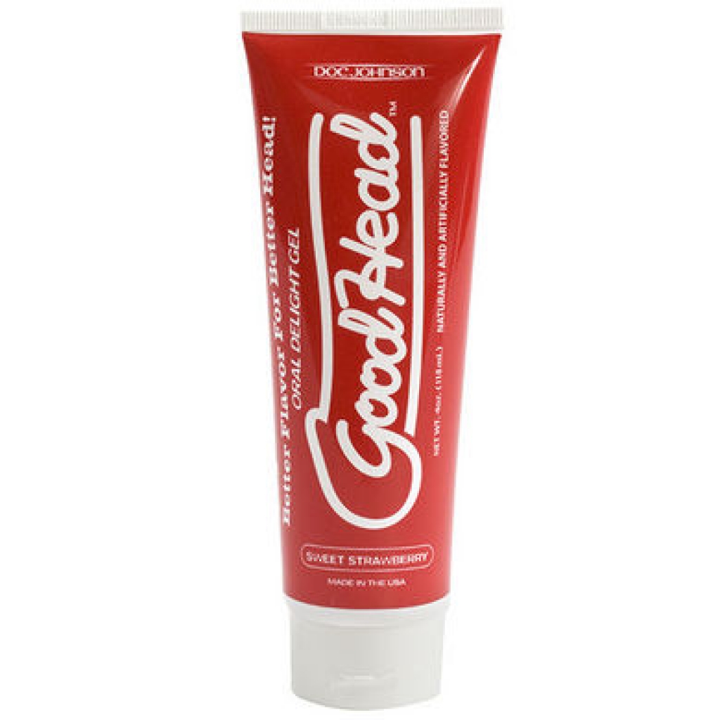 GoodHead Oral Delight Gel Sweet Strawberry 4oz - Oral Sex