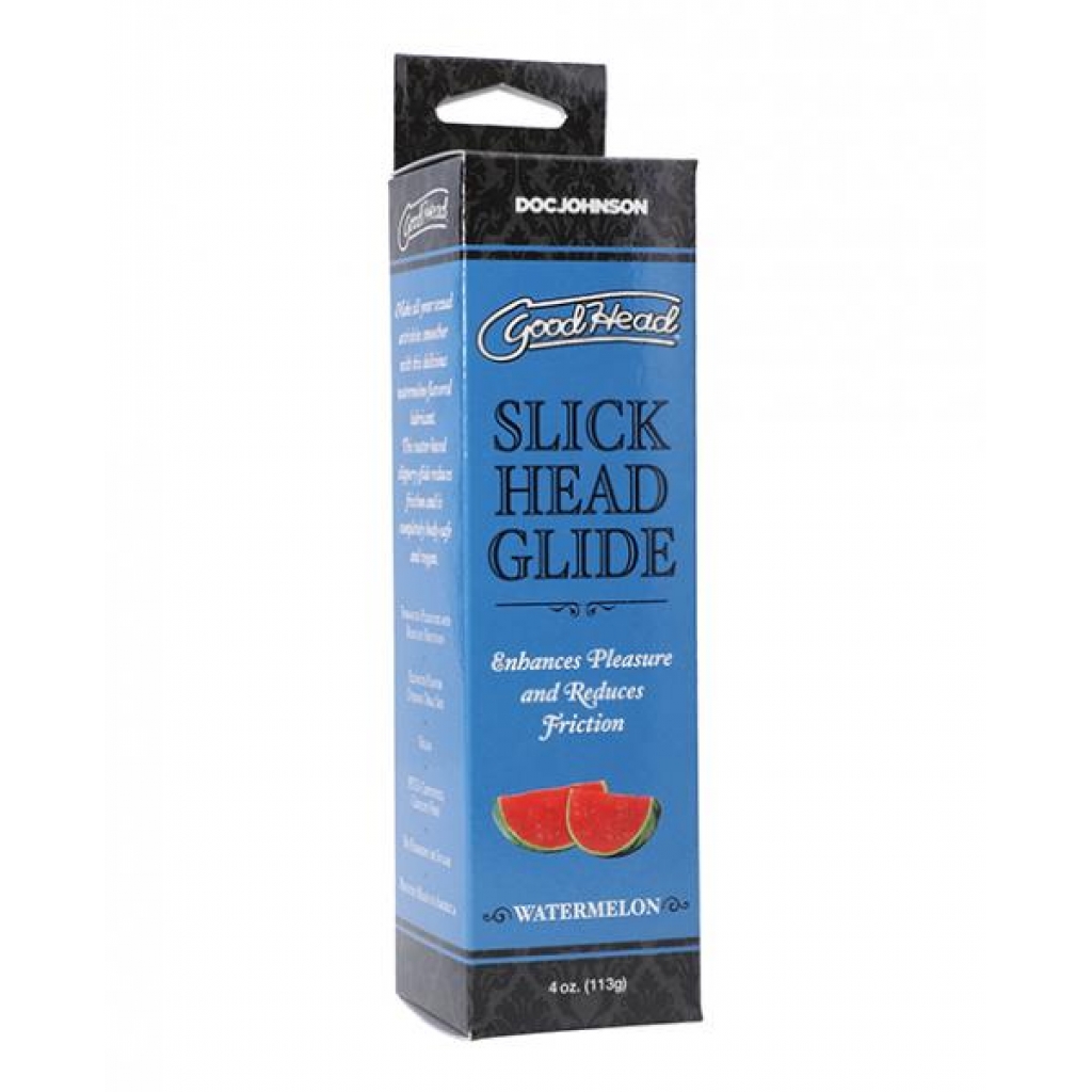 Goodhead Slick Head Glide - 4 Oz Watermelon - Oral Sex