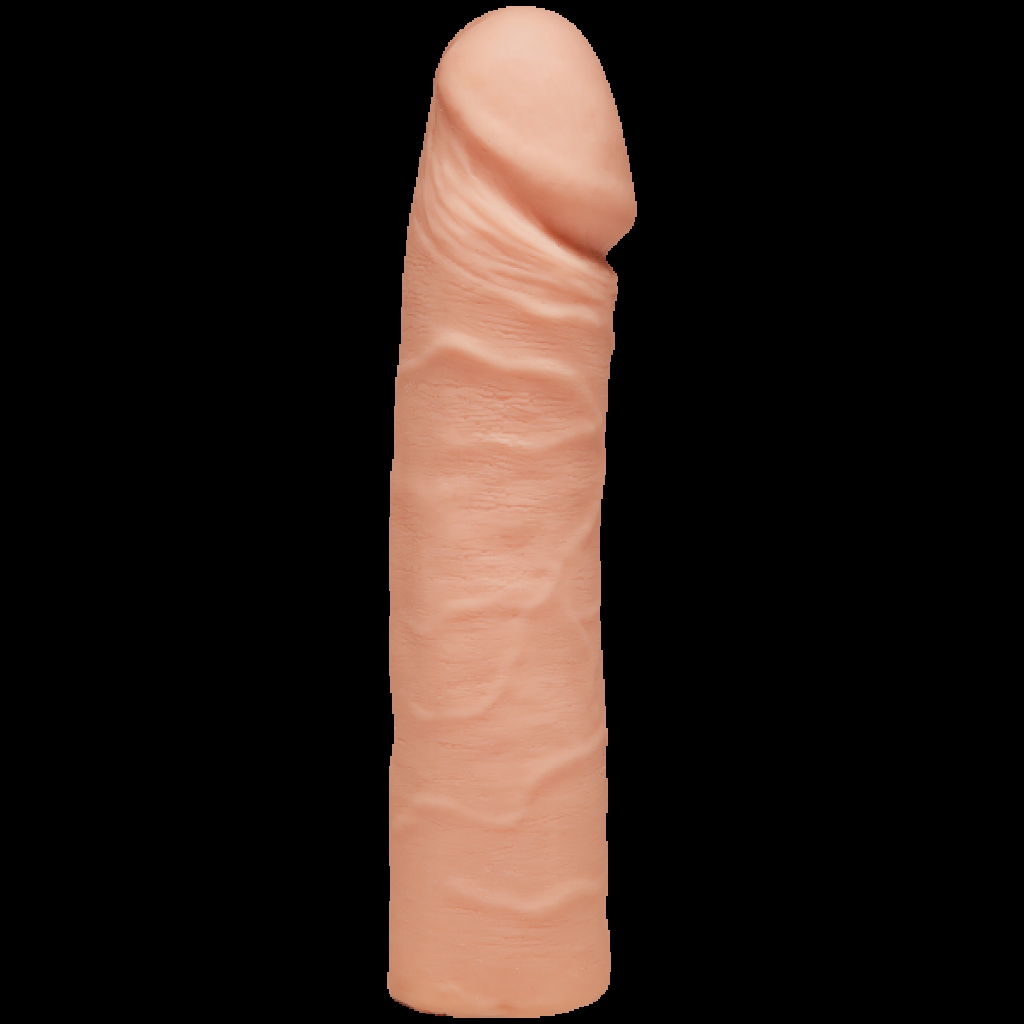 The Double D 16 inches Vanilla Ultraskyn Beige Dildo - Double Dildos