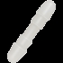 The Double D 16 inches Vanilla Ultraskyn Beige Dildo - Double Dildos