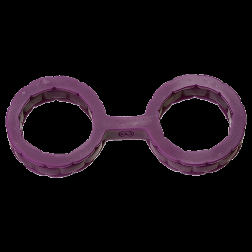 Japanese Bondage Silicone Cuffs Small Purple - Handcuffs