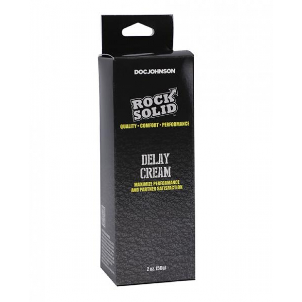 Rock Solid Delay Cream - 2 Oz - For Men