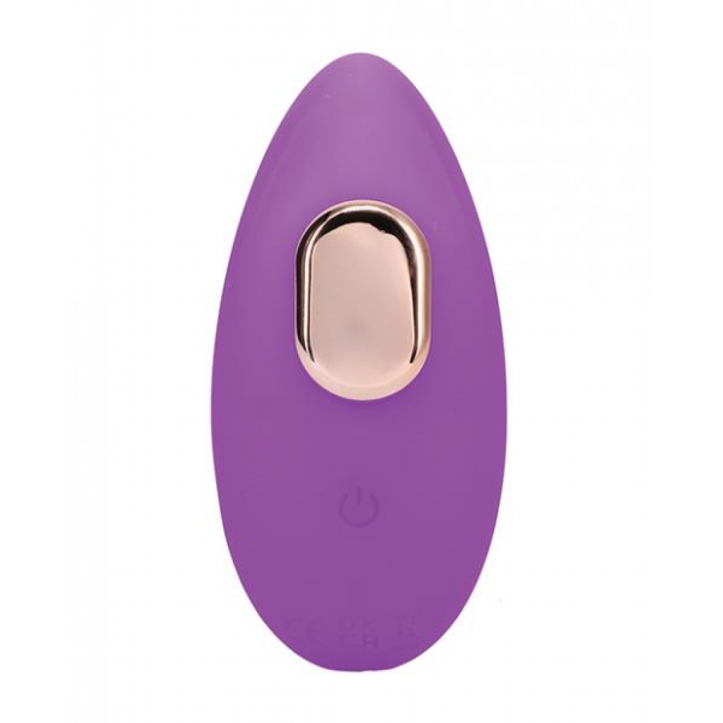 In A Bag Panty Vibe W/remote - Purple - Clit Cuddlers