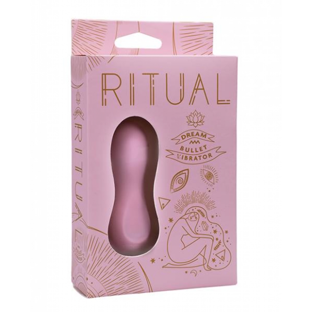 Ritual Dream Rechargeable Silicone Bullet Vibe - Pink - Bullet Vibrators