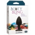 Booty Bling Small Black Plug Silver Stone - Anal Plugs