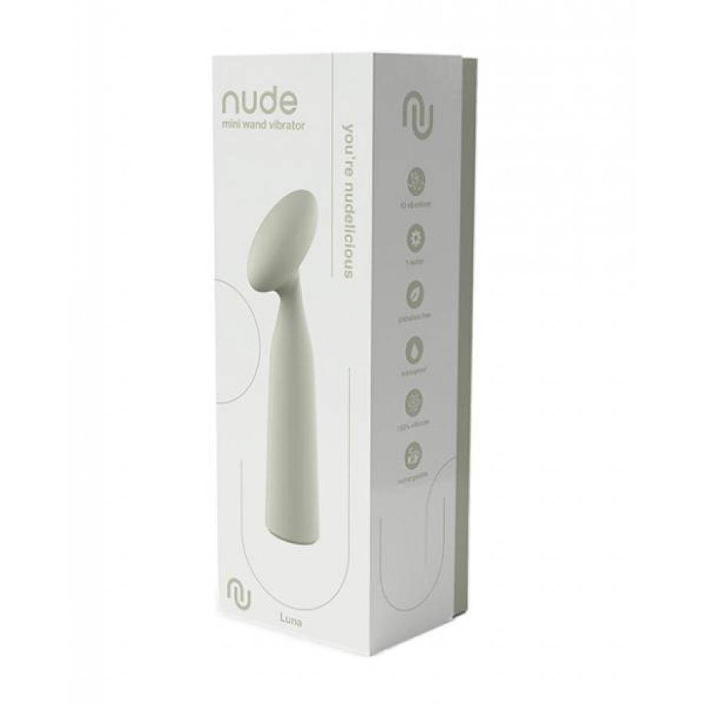 Nude Luna Rechargeable Mini Wand Vibe - Mint - Body Massagers