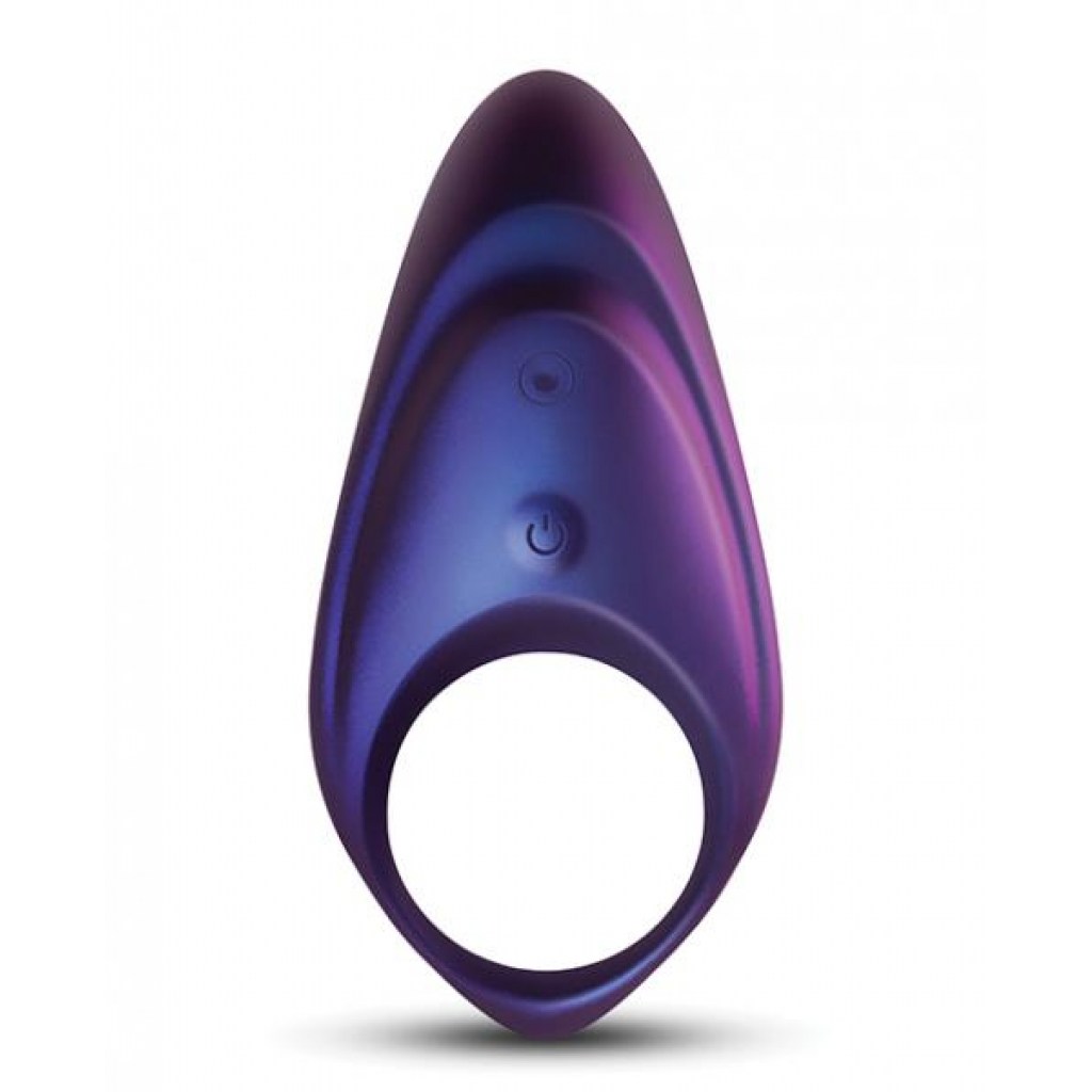 Hueman Neptune Vibrating Cock Ring - Purple - Couples Vibrating Penis Rings