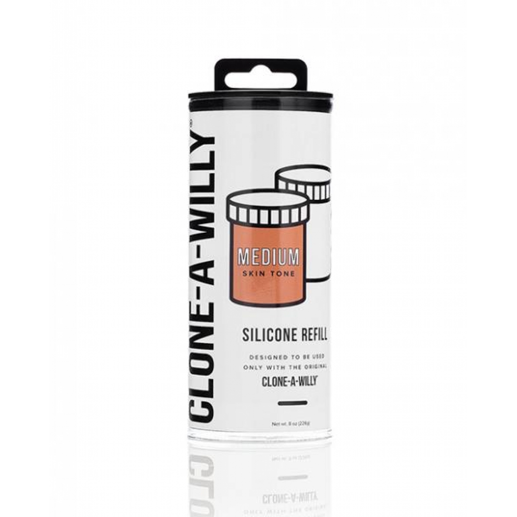 Clone-a-Willy Silicone Refill - Medium Tone