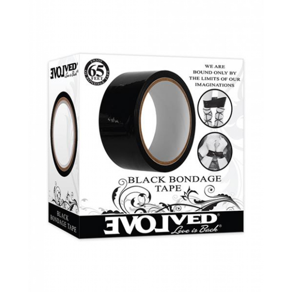 Evolved Bondage Tape - Black - Rope, Tape & Ties