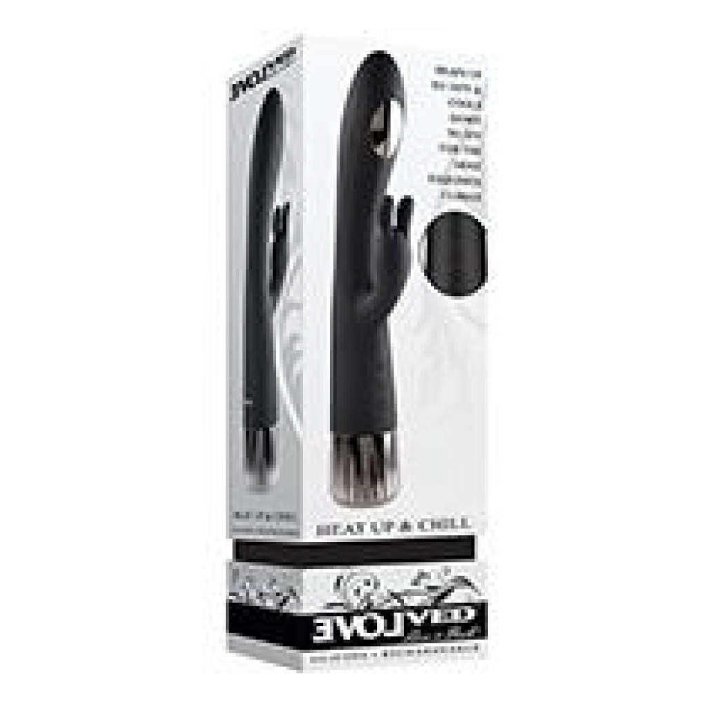 Evolved Heat Up & Chill G-spot Rabbit - Black - Rabbit Vibrators