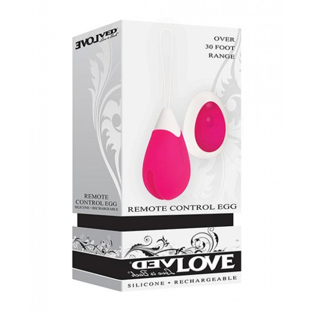 Evolved Remote Control Egg - Pink - Bullet Vibrators