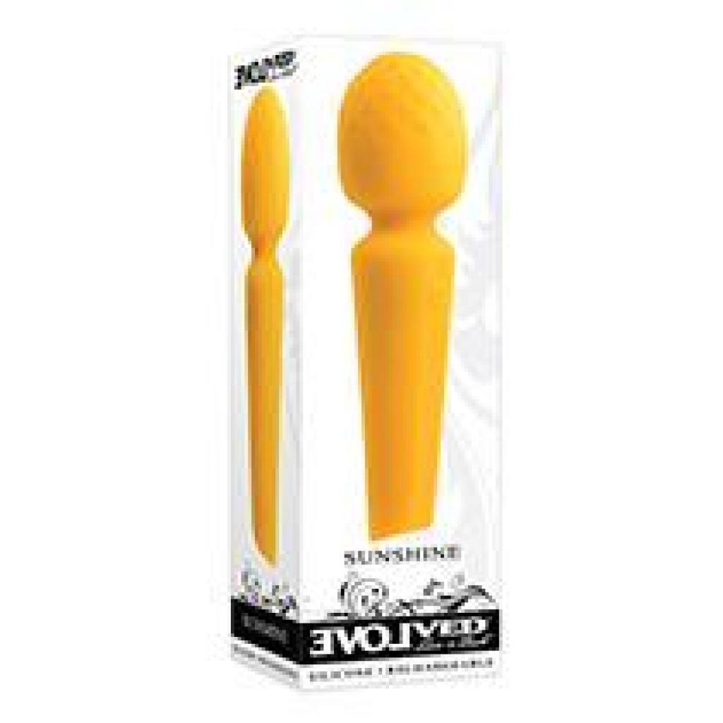 Evolved Sunshine Flexible Wand Vibrator - Yellow - Palm Size Massagers