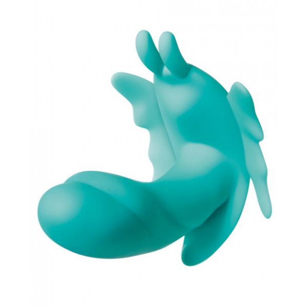 The Butterfly Effect Green Rabbit Style Vibrator - G-Spot Vibrators Clit Stimulators