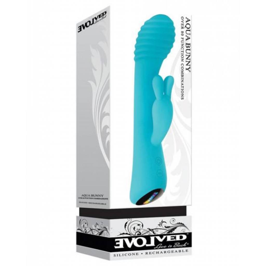 Evolved Aqua Bunny - Aqua - Rabbit Vibrators