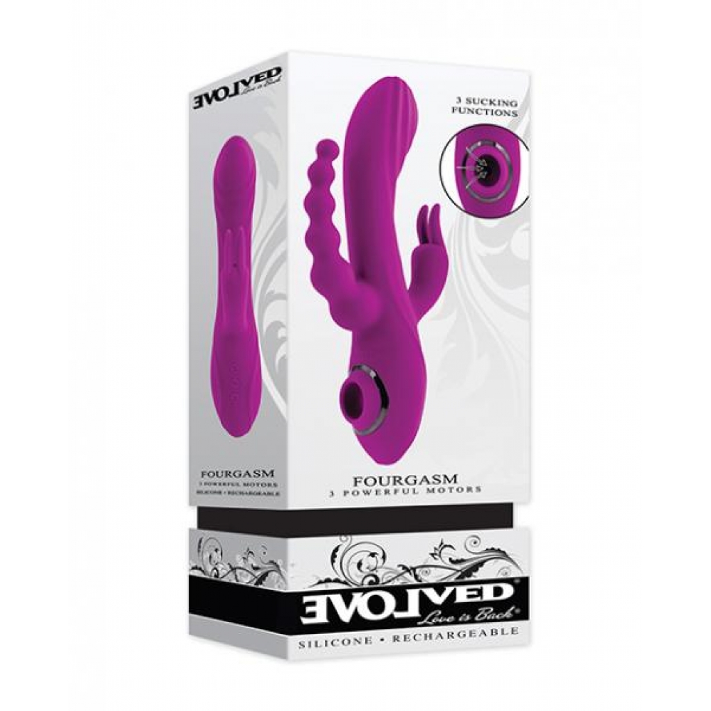 Evolved Fourgasm - Purple - G-Spot Vibrators Clit Stimulators