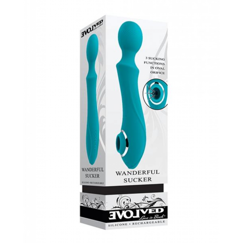 Evolved Wanderful Sucker - Teal - Body Massagers