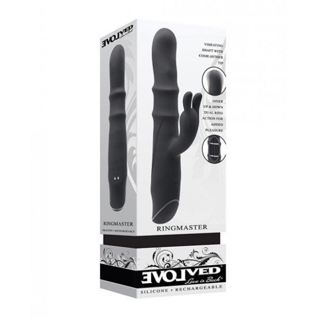 Evolved Ringmaster - Black - Rabbit Vibrators