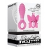 Double Date Couples Pink Set Butterfly Finger Ring & Plug - Kits & Sleeves