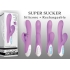 Rechargeable Super Sucker Purple Rabbit Vibrator - Rabbit Vibrators