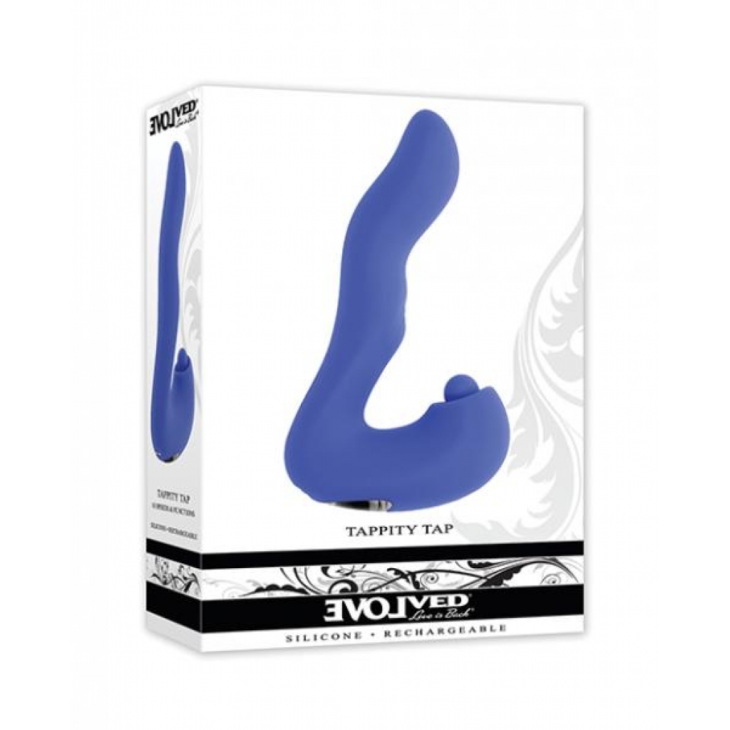 Evolved Tappity Tap Vibrator - Blue - Prostate Massagers