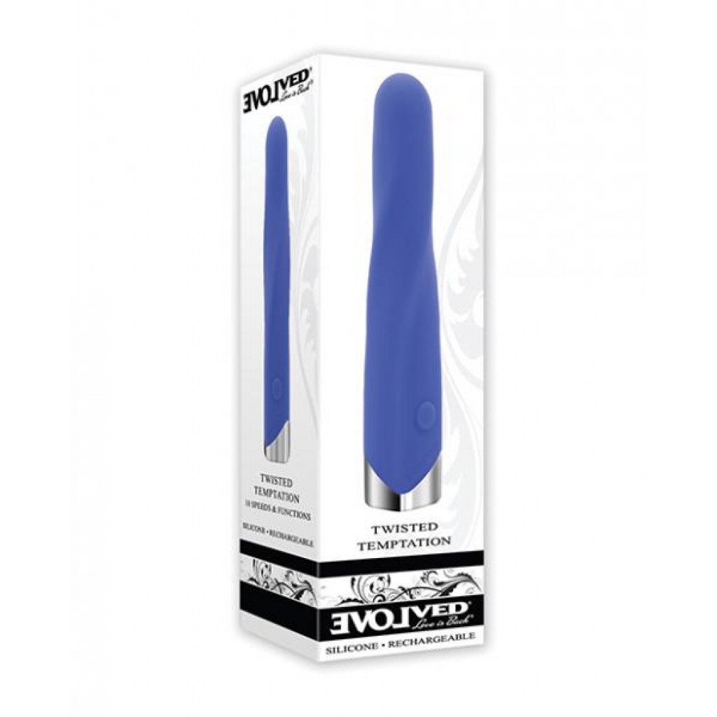 Evolved Twisted Temptation Vibrating Bullet - Purple - Bullet Vibrators