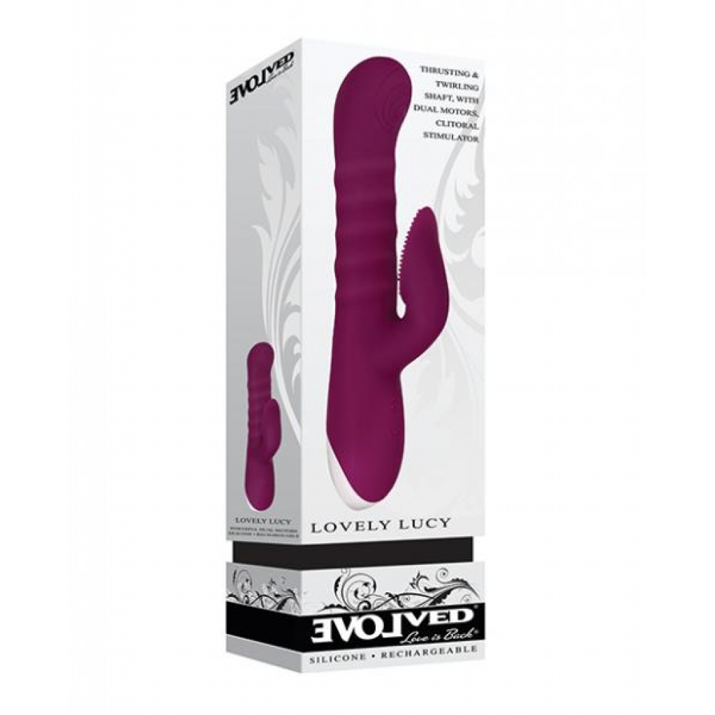 Evolved Lovely Lucy - Purple - Rabbit Vibrators