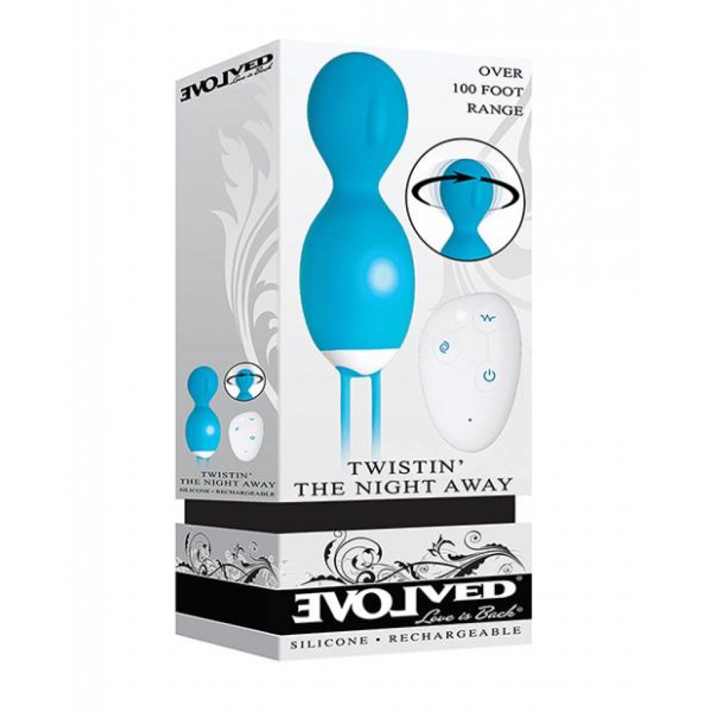 Evolved Twistin The Night Away Kegel Rechargeable - Blue - Kegel Exercisers