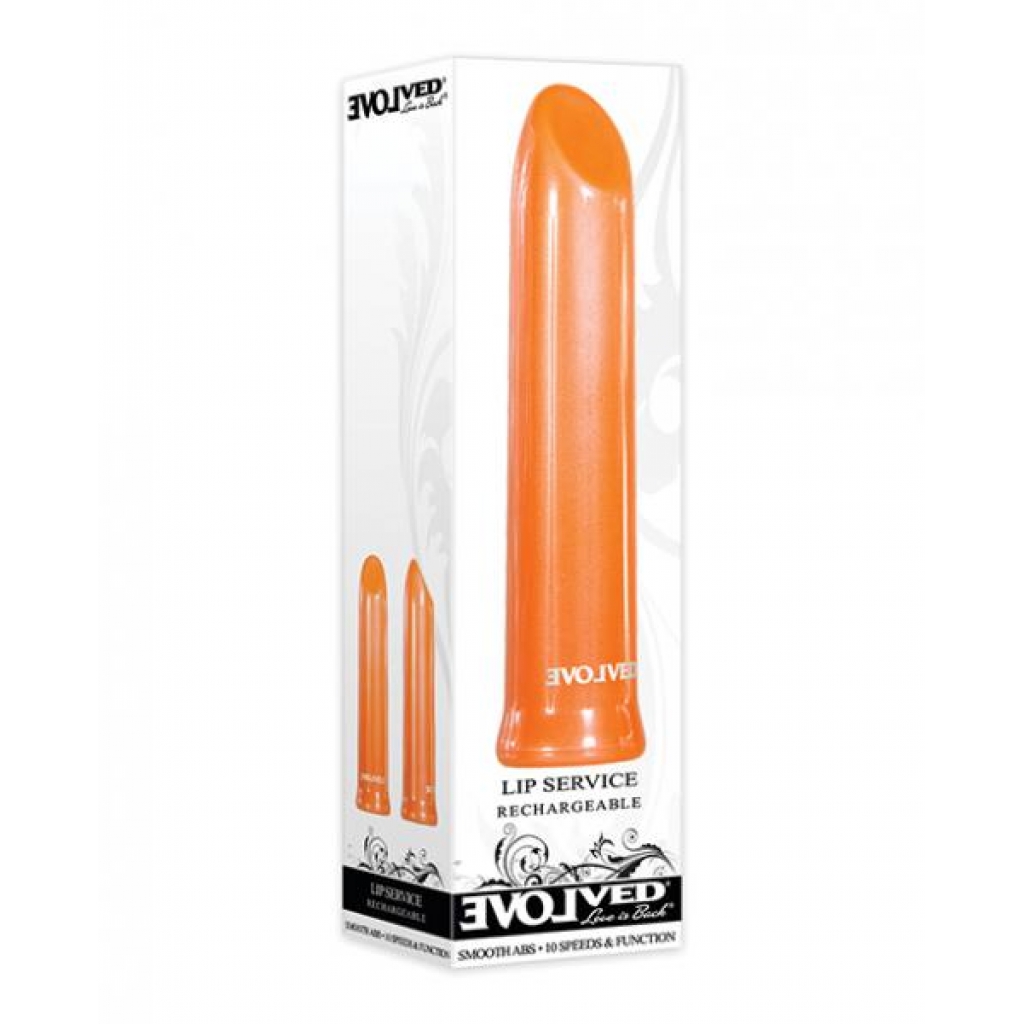 Evolved Lip Service - Orange - Bullet Vibrators