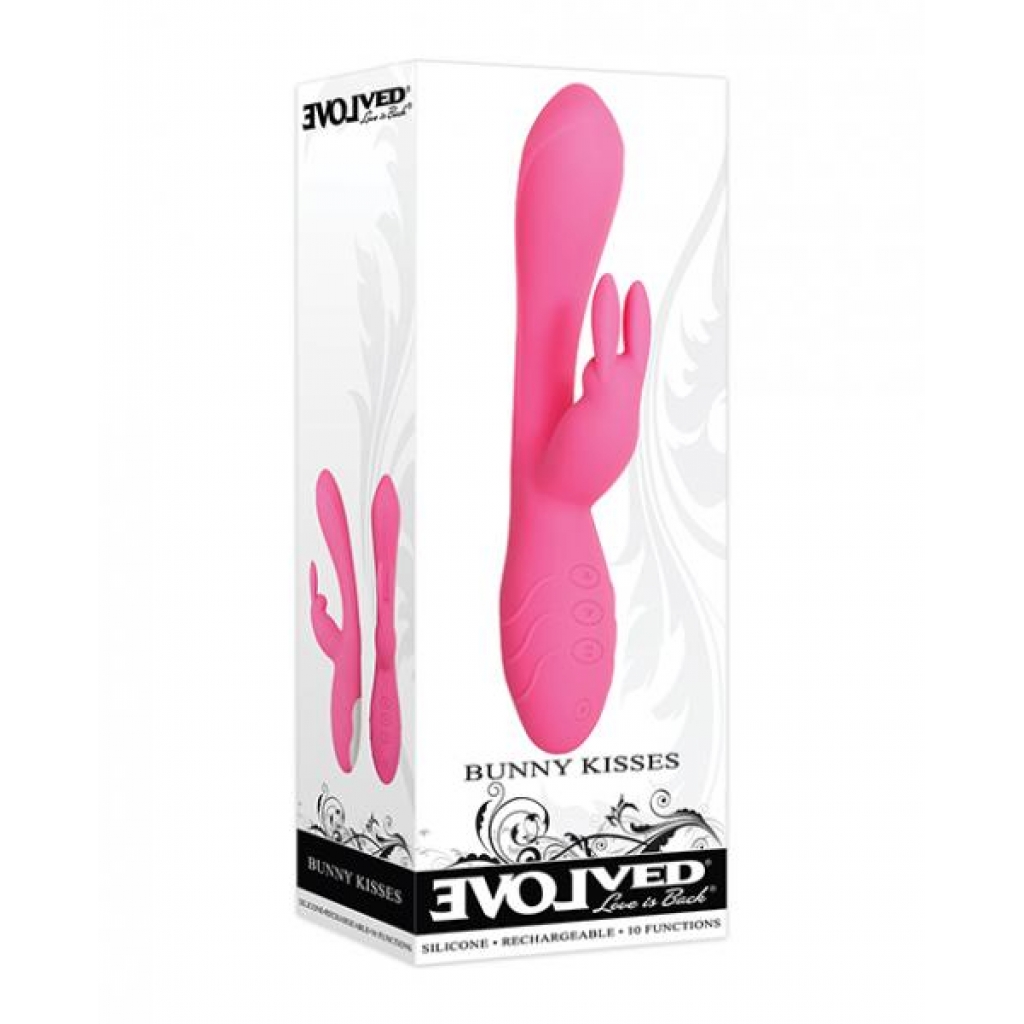 Evolved Bunny Kisses - Pink - Rabbit Vibrators