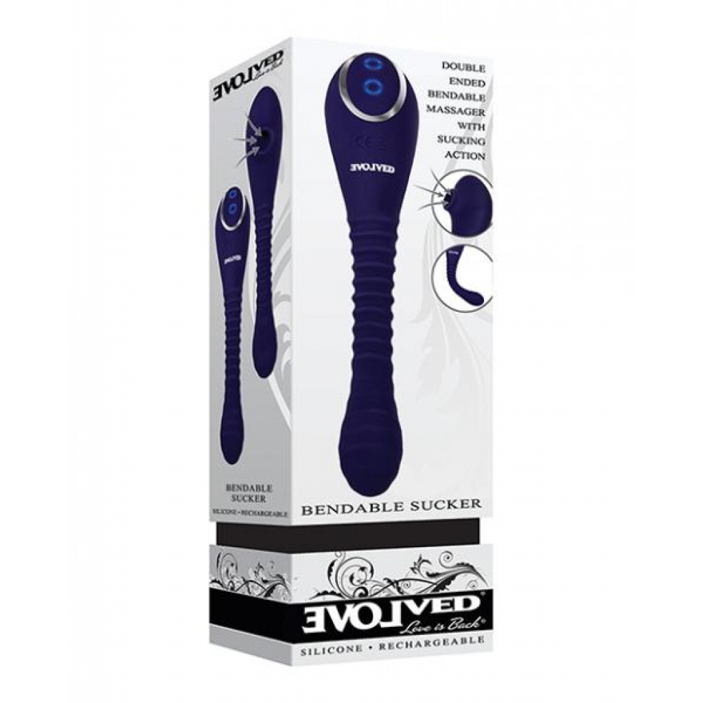 Evolved Bendable Sucking Stimulator - Purple