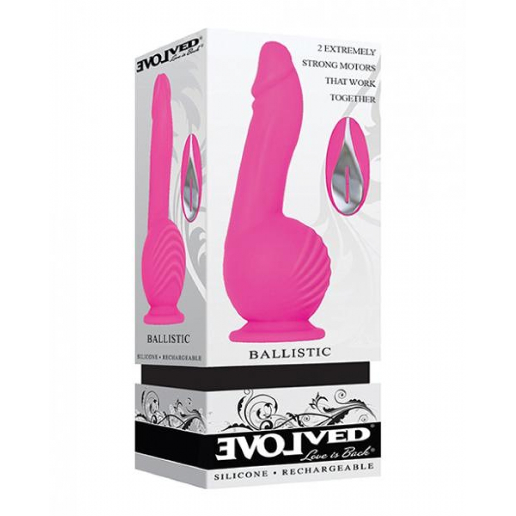 Evolved Ballistic Dildo - Pink